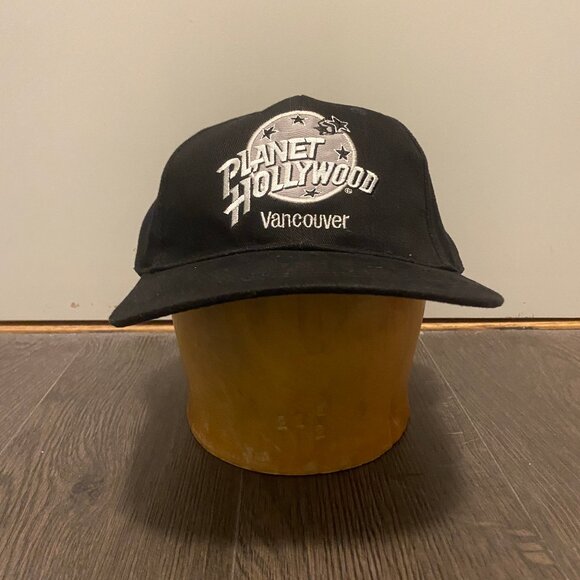 VINTAGE PLANET HOLLYWOOD VANCOUVER EMBROIDERED CAP HAT - Picture 1 of 10